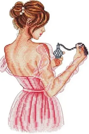 Foglio di punto croce - Il profumo - Les petites croix de Lucie Occasione