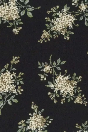 Petite Nostalgia Collection, Tessuto Black - Robert Kaufman Spedizione Gratuita