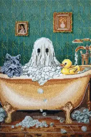 Prezzo Basso kit ricamo a punto croce - Fantasma domestico - Abris Art