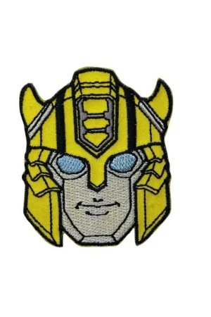 Applicazione Termoadesiva Toppa Patch Ricamo Personaggio Cartone Animato Auto Robot Alto 5x6 Cm Occasione