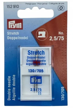 Ago Gemelli Stretch Macchina Cucire 130/705 N 2,5/75-11 Spedizione Gratuita
