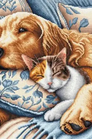 kit ricamo a punto croce - La siesta - Ava Scelto Dai Clienti