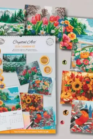 Consegna Rapida Porta-diamanti - Calendario 2026 - Crystal Art D.I.Y