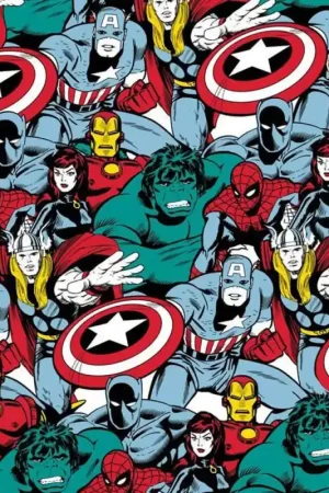 Spedizione Espresso Tessuto in cotone - Marvel - Fumetto Pop Power