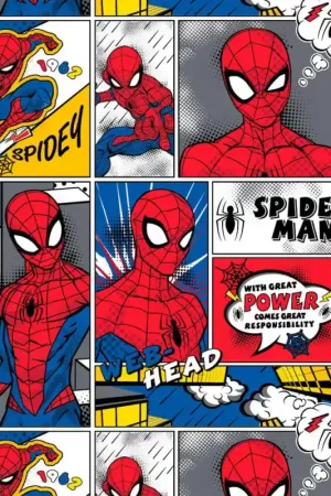 Tessuto in Cotone - Spiderman - Comic Solo Oggi