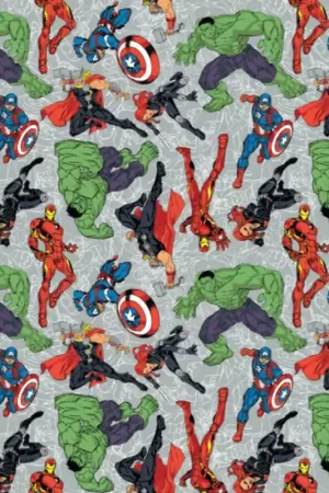 Tessuto in cotone - Marvel - Supereroi Consegna Rapida