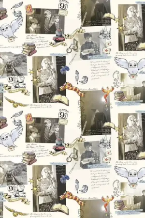 Reso Gratuito Tessuto in cotone - Harry Potter - Cartolina Postale