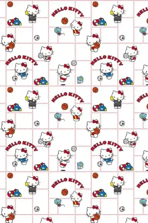 Novità Tessuto in cotone - Hello Kitty - Giochi