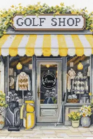 Quantità Limitata kit ricamo a punto croce - Negozio di articoli da golf - Luca-S