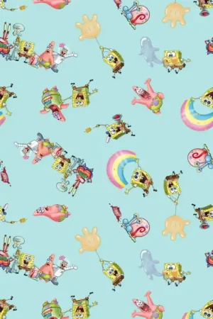 Tessuto in cotone - SpongeBob e i suoi Amici Prezzo Di Fabbrica