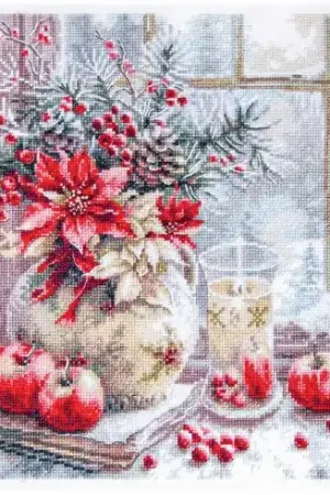 Affare kit ricamo a punto croce - Una candela bruciava - Magic Needle