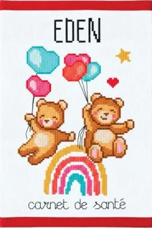 Kit per la copertina del libro a ricamo - Il mio piccolo mondo arcobaleno - Princesse Compra Adesso