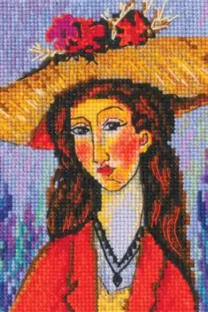 Solo Oggi kit ricamo a punto croce - Ritratto di donna 2 - RTO