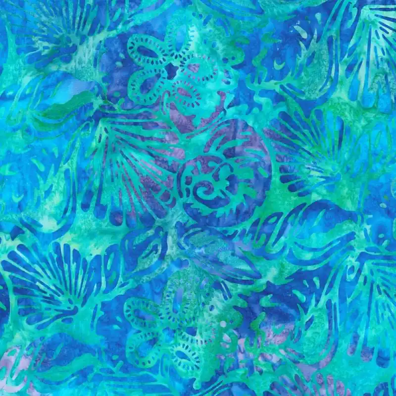 Artisan Batiks: Seashore Collection, Tessuto Lagoon - Robert Kaufman Non Perdere