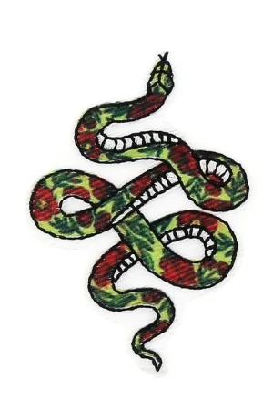 Ecusson Thermocollant Bikers Serpent 43x34 mm Multicolore x1 Spedizione Espresso