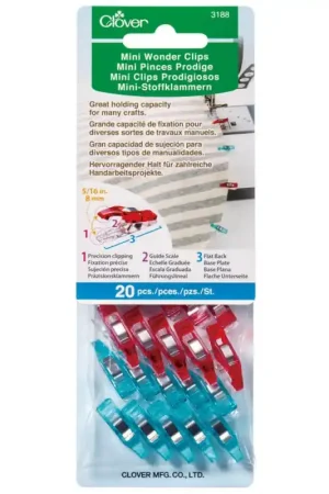 Novità Mini Wonder Clip per tessuti Clover