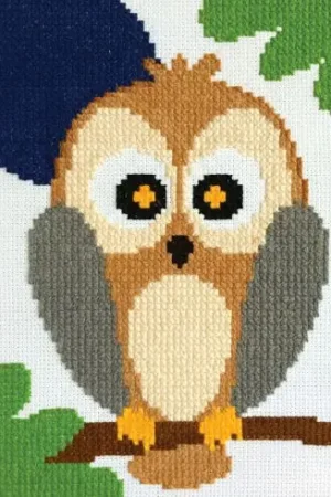 kit ricamo a punto croce - Civetta - Marie Coeur Non Perdere