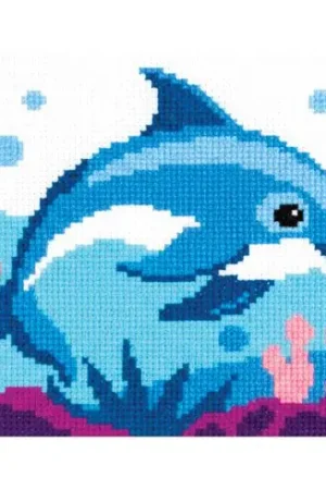 Ultima Occasione kit ricamo a punto croce - Delfino - Marie Coeur