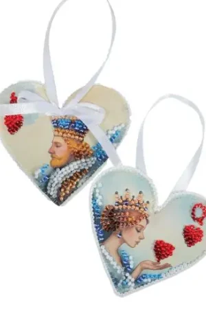 Professionale Kit di ricamo con perline - Amore regale - Abris Art