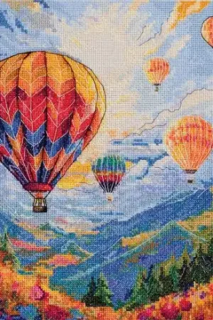 A Buon Prezzo kit ricamo a punto croce - Volo verso il sole - Abris Art