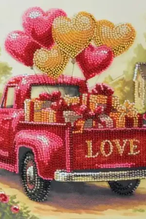 Offerta Del Giorno Kit di ricamo con perline - Regalo d'amore - Abris Art