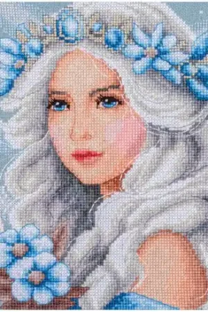 Scelto Dai Clienti kit ricamo a punto croce - Frost - Lanarte