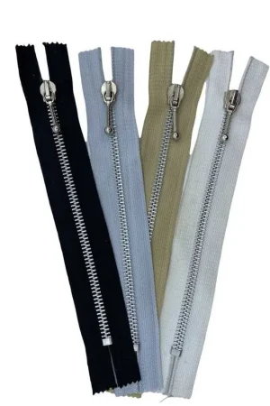 Cerniera Metallo Catena 5 Mm Chiusura Zip Fissa Gonne Pantaloni Lunga 13 Cm A Buon Prezzo