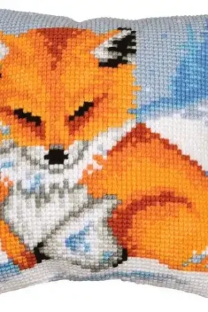 Kit cuscino fori grossi - Piccola volpe - Vervaco Must-Have