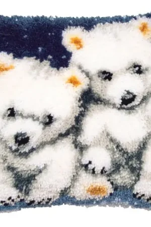 Prezzo Di Fabbrica kit cuscini punto smirne - Piccoli orsi polari - Vervaco