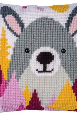 Kit cuscino fori grossi - Coniglio - Vervaco Compra Online