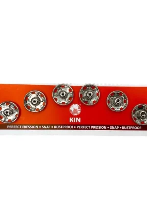 6 Pz M-F Bottone Automatico Pressione Acciaio Cucibile Mis-6 Mm-15,9/15 Scelto Dai Clienti