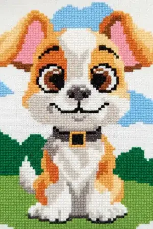 kit ricamo a punto croce - Cane - Marie Coeur Ultimissimo Modello