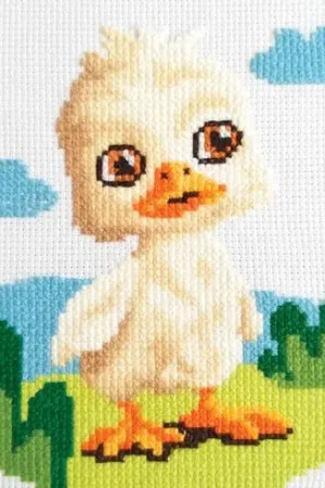 Compra Online kit ricamo a punto croce - Pulcino - Marie Coeur