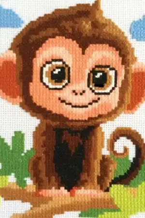 Più Venduto kit ricamo a punto croce - Scimmia - Marie Coeur