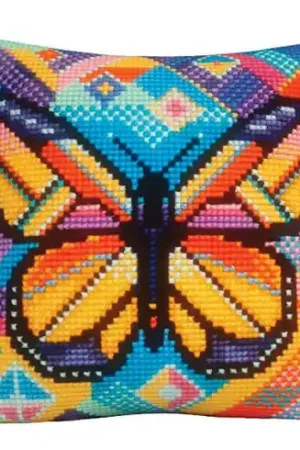 Più Venduto Kit cuscino fori grossi - Farfalla - Collection d'Art