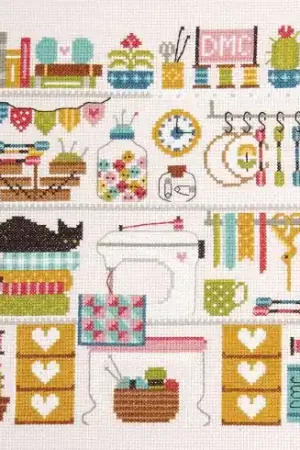 Reso Gratuito kit ricamo a punto croce - Il mio laboratorio creativo - DMC