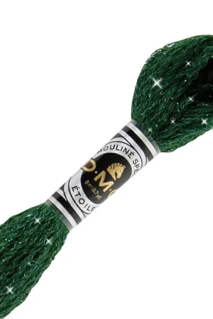 Ultima Occasione Fil à broder DMC Mouliné Etoile 617 Vert Foncé (C890) x8m