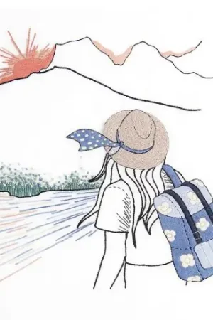 Ordina Subito Kit di punti da ricamo - escursionista - DMC