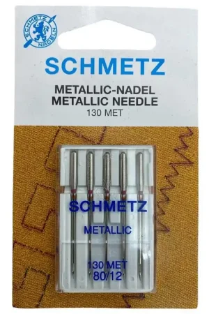 5 Aghi Schmetz Metallic-Nadel Metallic Needle 130 MET 80/12 Acquista Ora