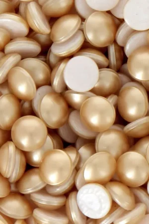 Professionale Strass Hotfix PureCrystal 2080/4 - 4 mm Vintage Gold Pearl x20