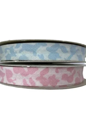 Passamaneria Sbieco Diagonale Nastro Traversino Cotone Stampa Animali Alto 14 Mm Reso Gratuito