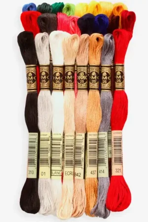 Ultima Occasione Set da 24 matasse di filato da ricamo Mouliné - DMC