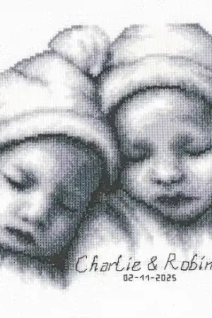 kit ricamo a punto croce - Gemelli - Vervaco Compra Oggi Stesso