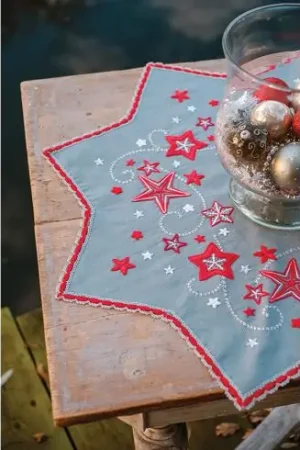 Occasione Kit tovaglia da ricamo - Stelle danzanti - Vervaco