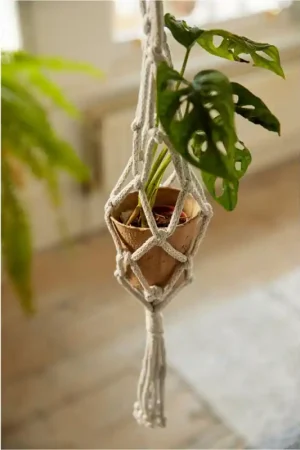 Kit di macrame - Portavasi sospesi - DMC Affare