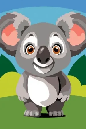 Kit di tela per bambini - Koala - Margot de Paris Offerta Speciale