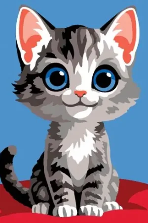 Esclusivo Kit di tela per bambini - Gatto turco persan - Margot de Paris