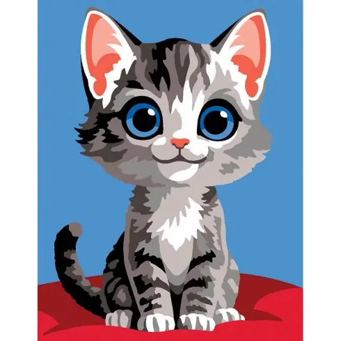 Esclusivo Kit di tela per bambini - Gatto turco persan - Margot de Paris