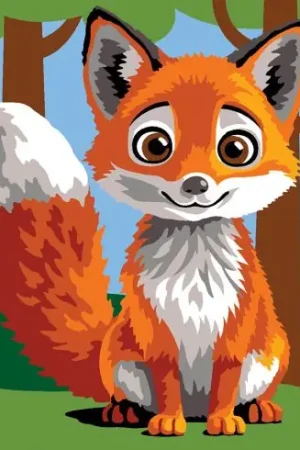 Kit di tela per bambini - Volpe - Margot de Paris Reso Gratuito