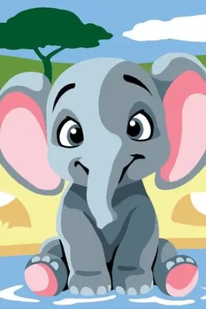 Ultime Pezzi Kit di tela per bambini - Elefante - Margot de Paris